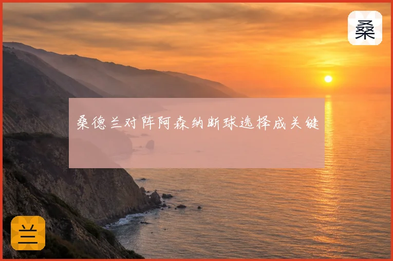 桑德兰对阵阿森纳断球选择成关键